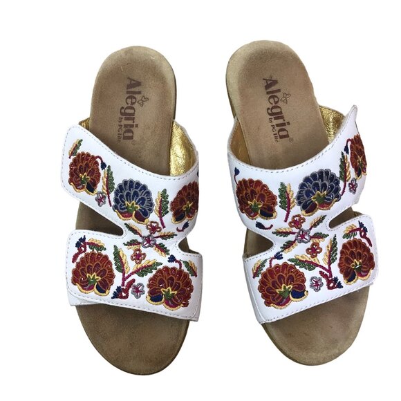 Alegria by PG Lite Womens Shoes Sandals Size 39 US 8.5 Slip-On Summer READ NOTE - Picture 2 of 15